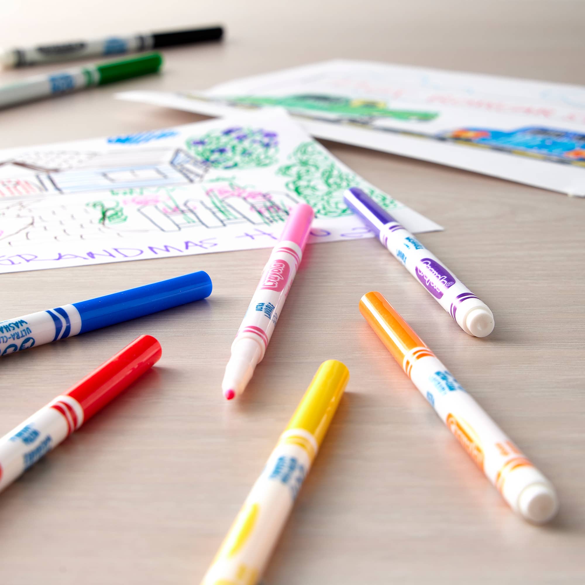 10 Packs: 40ct. (400 total) Crayola® Ultra-Clean Washable® Fine Line Markers
